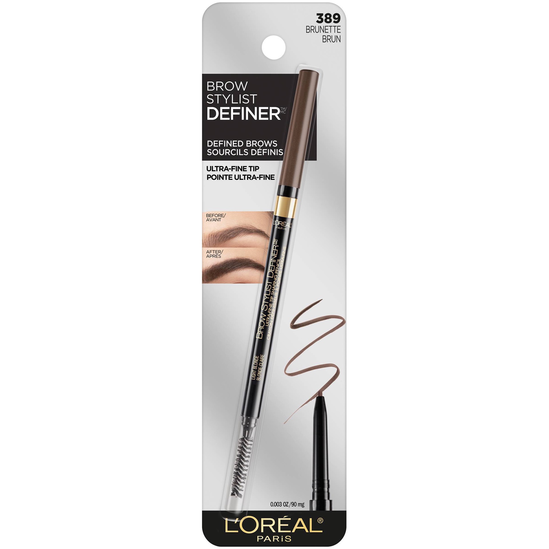 slide 1 of 6, L'Oréal Brow Stylist Definer - 389 Brunette, 1 ct