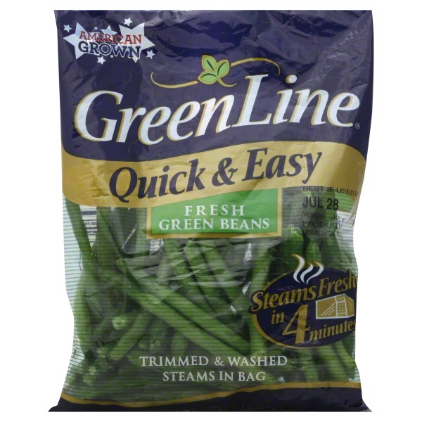 slide 1 of 4, GreenLine Quick & Easy Green Beans, Fresh, 12 oz