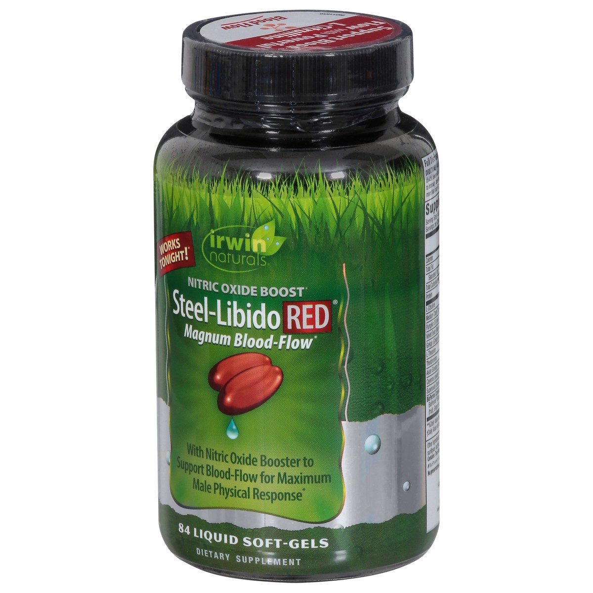 slide 6 of 10, Irwin Naturals Magnum Blood-Flow Nitric Oxide Boost Steel-Libido Red 84 ea, 84 ct