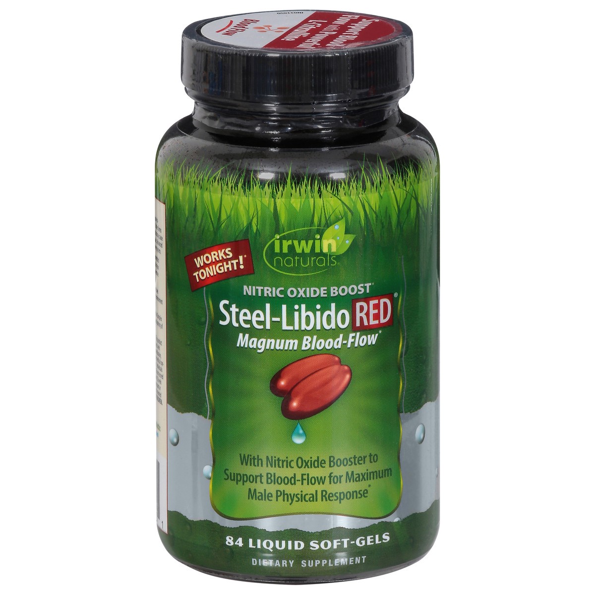 slide 7 of 10, Irwin Naturals Magnum Blood-Flow Nitric Oxide Boost Steel-Libido Red 84 ea, 84 ct