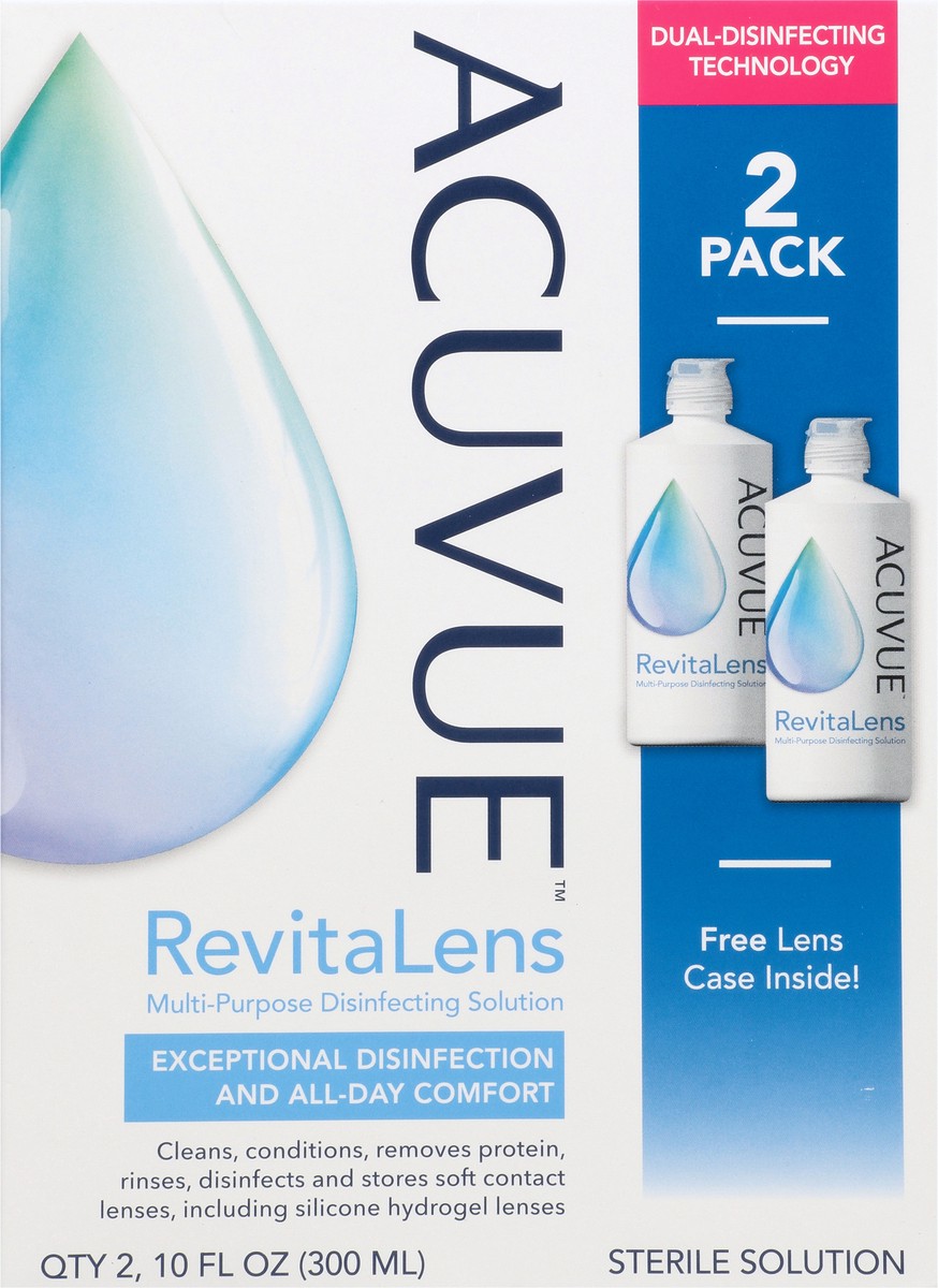 slide 8 of 12, Acuvue RevitaLens Multi-Purposes Disinfecting Solution, 10 oz