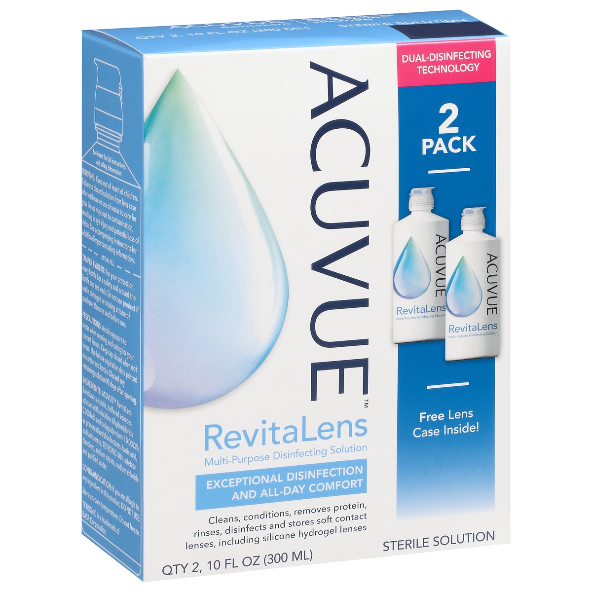 slide 11 of 12, Acuvue RevitaLens Multi-Purposes Disinfecting Solution, 10 oz