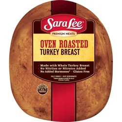 Sara Lee Oven Roasted Turkey Breast Fresh Sliced Deli Meat