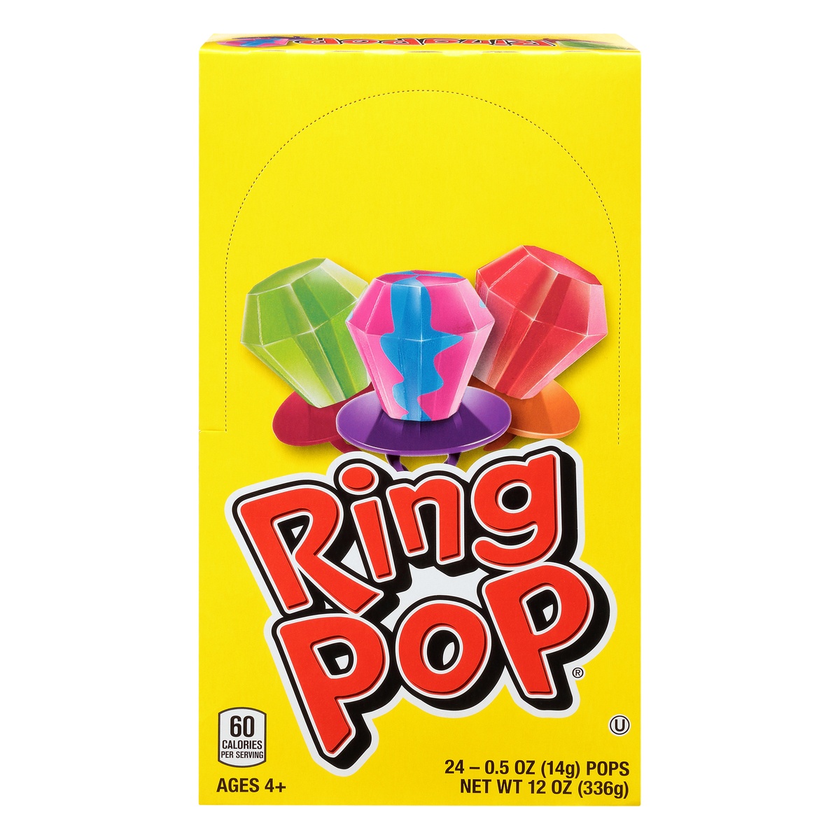 slide 1 of 1, Ring Pop Candy, 24 ct