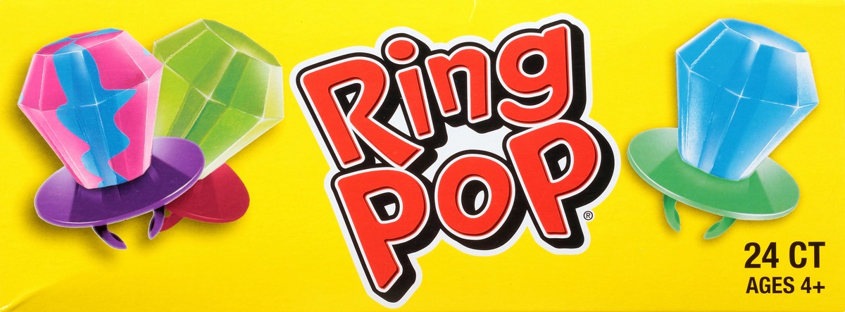 slide 1 of 3, Ring Pop Candy - 24 ea, 24 ct