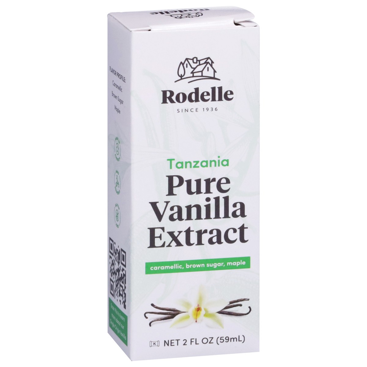 slide 4 of 4, Rodelle Tanzania Pure Vanilla Extract 2 fl oz, 2 fl oz