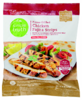 slide 1 of 1, Simple Truth Flame Grilled Chicken Fajita Strips, 8 oz