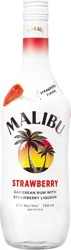 Malibu Flavored Caribbean Rum with Strawberry Liqueur 750mL Bottle