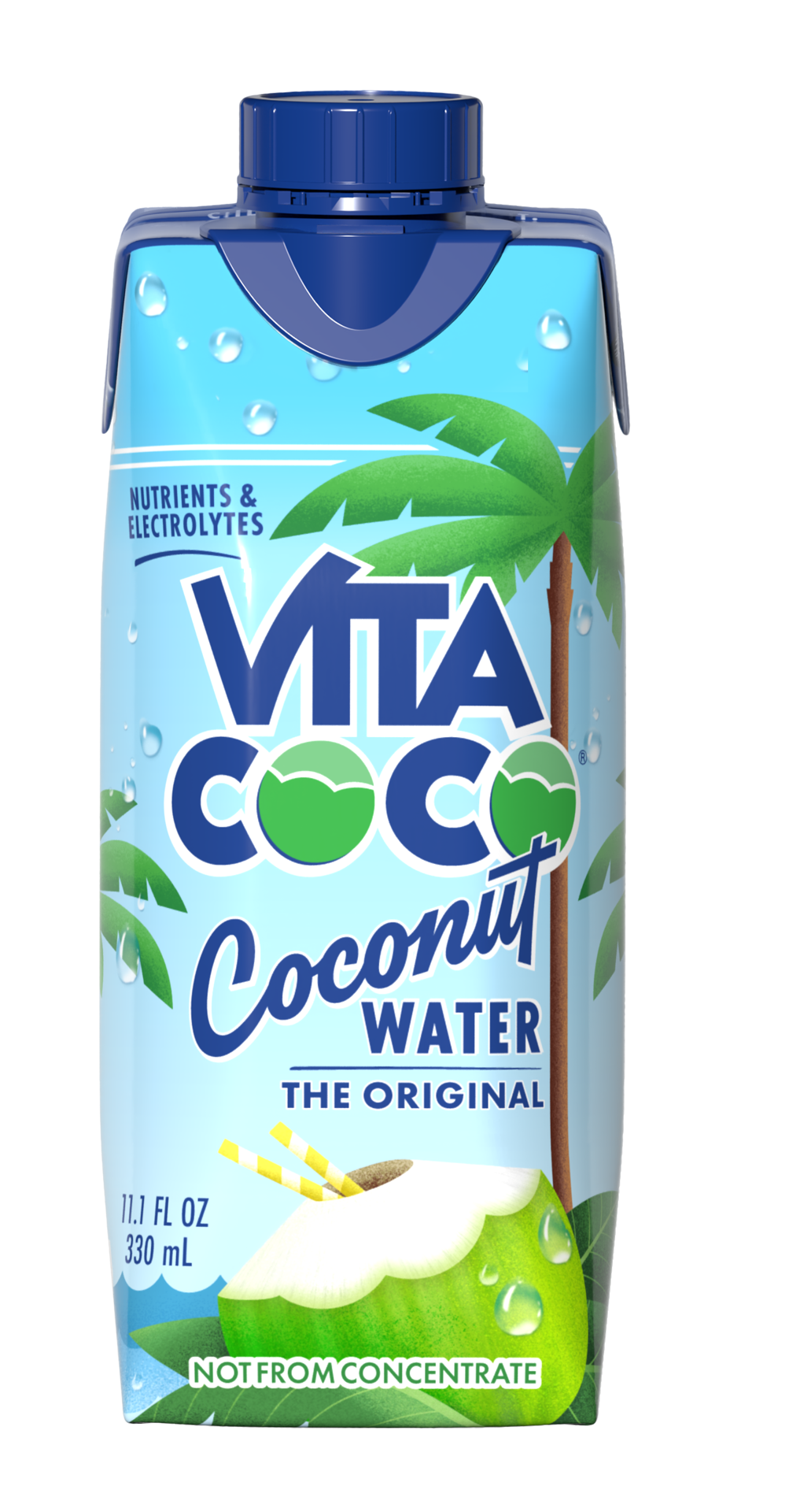 slide 1 of 5, Vita Coco Coconut Water, Original, 11.1oz Tetra, 11.1 oz