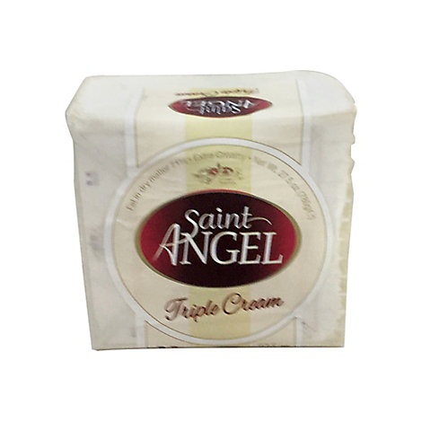 slide 1 of 1, Saint Angel Triple Creme French Cheese, 0.5 lb