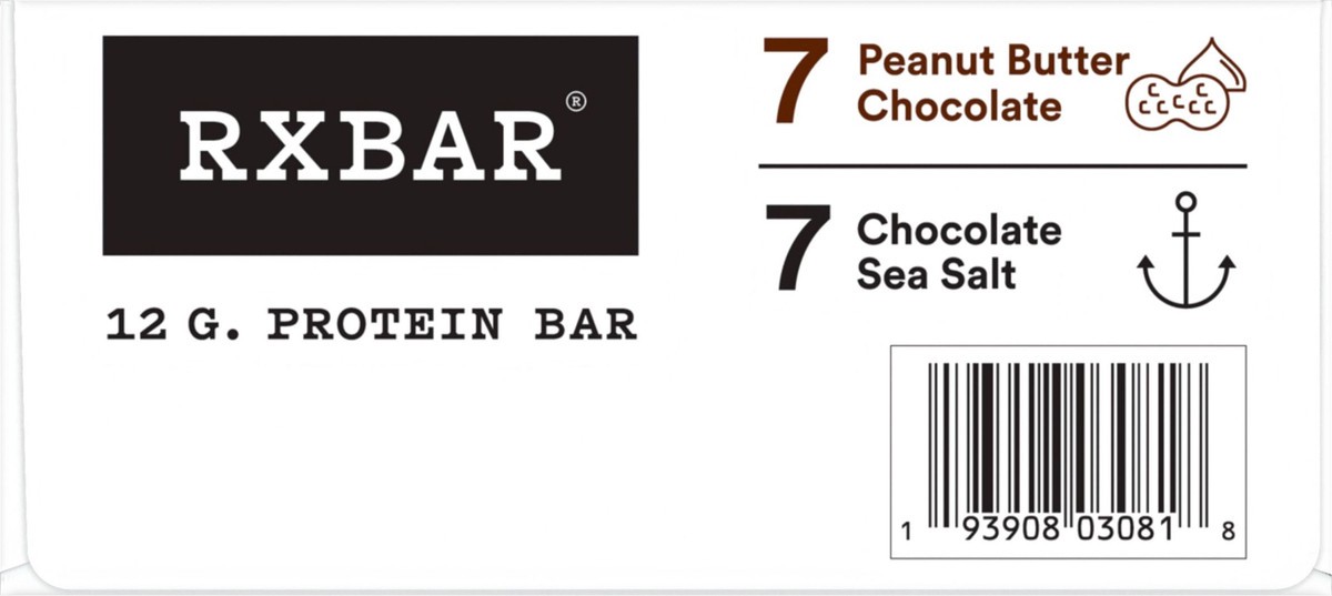 slide 4 of 11, RXBAR Protein Bars, Variety Pack, 25.62 oz, 14 Count, 