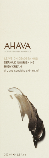 slide 1 of 5, Ahava Leave On Dead Sea Mud Dermud Nourishing Body Cream, 6.8 fl oz