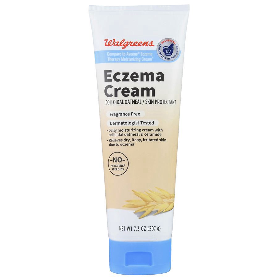 slide 3 of 5, Walgreens Eczema Moisturizing Cream, 7.3 oz