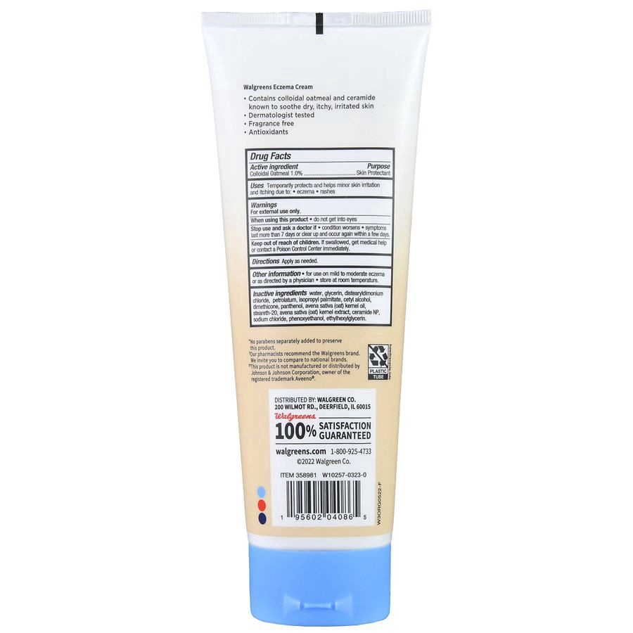 slide 2 of 5, Walgreens Eczema Moisturizing Cream, 7.3 oz