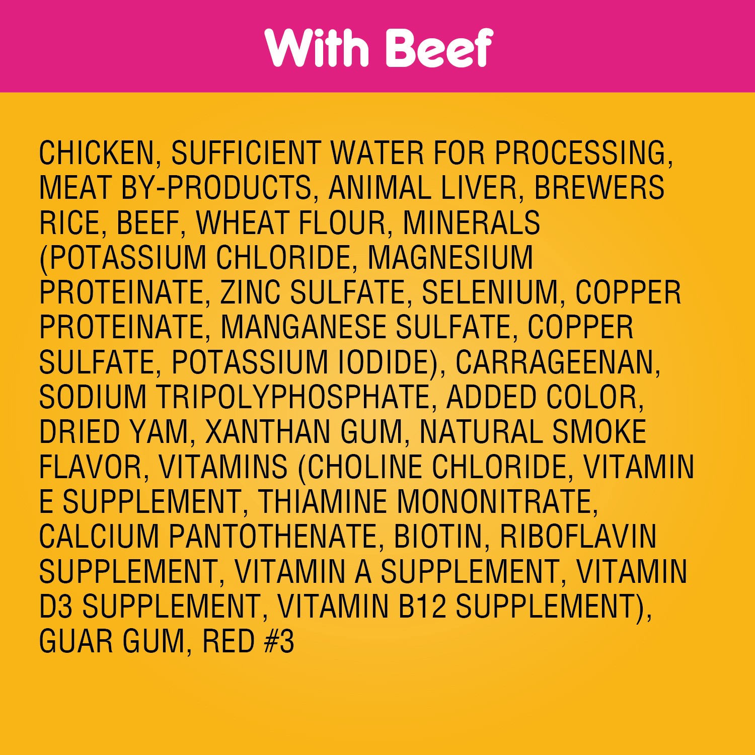 slide 5 of 5, Pedigree Chopped Ground Dinner with Beef Dog Food, 22 oz