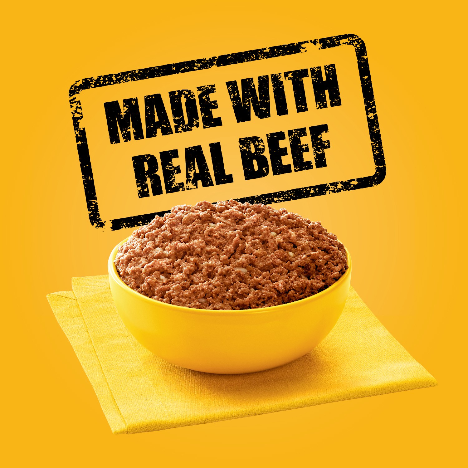 slide 3 of 5, Pedigree Chopped Ground Dinner with Beef Dog Food, 22 oz