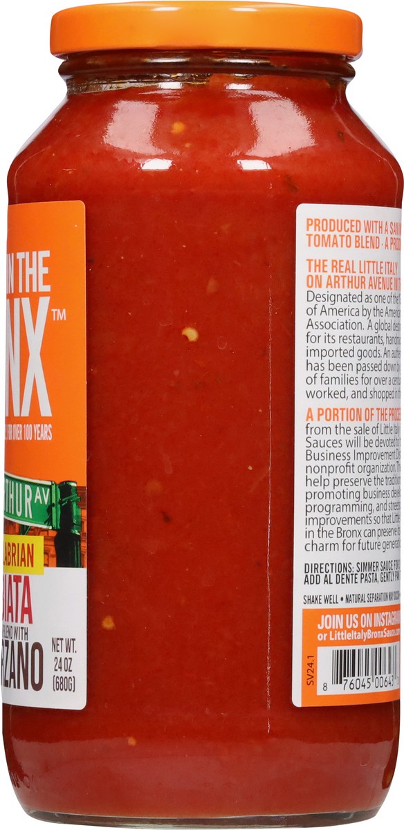 slide 7 of 13, Little Italy in the Bronx Arrabbiata Sauce 24 oz, 24 oz
