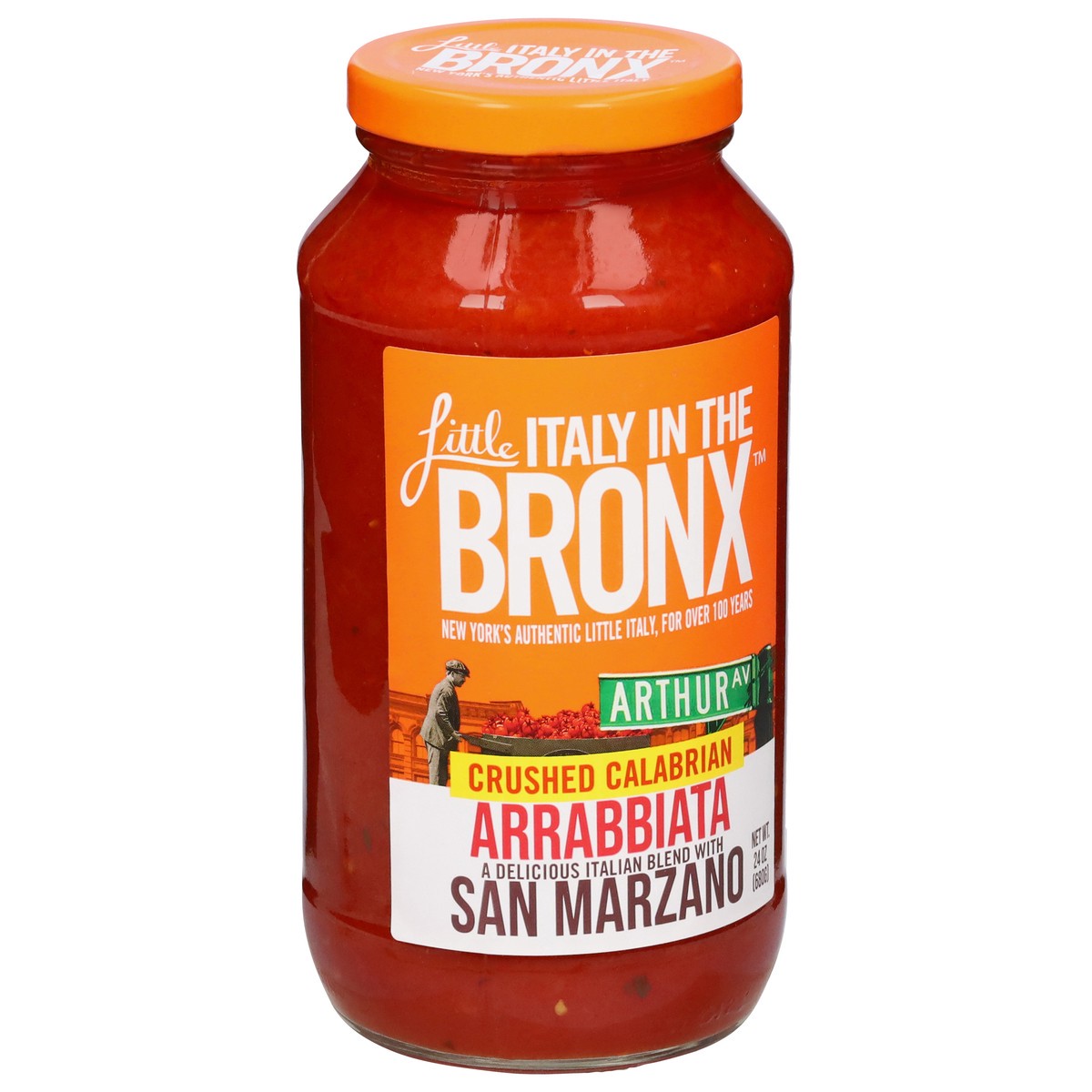 slide 8 of 13, Little Italy in the Bronx Arrabbiata Sauce 24 oz, 24 oz