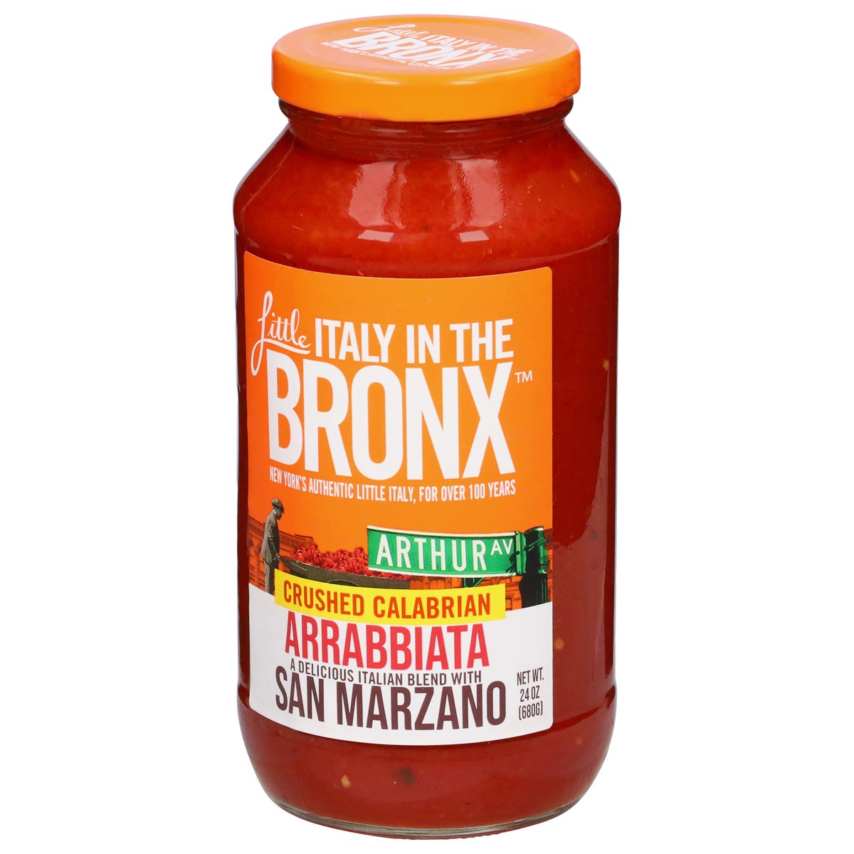 slide 11 of 13, Little Italy in the Bronx Arrabbiata Sauce 24 oz, 24 oz