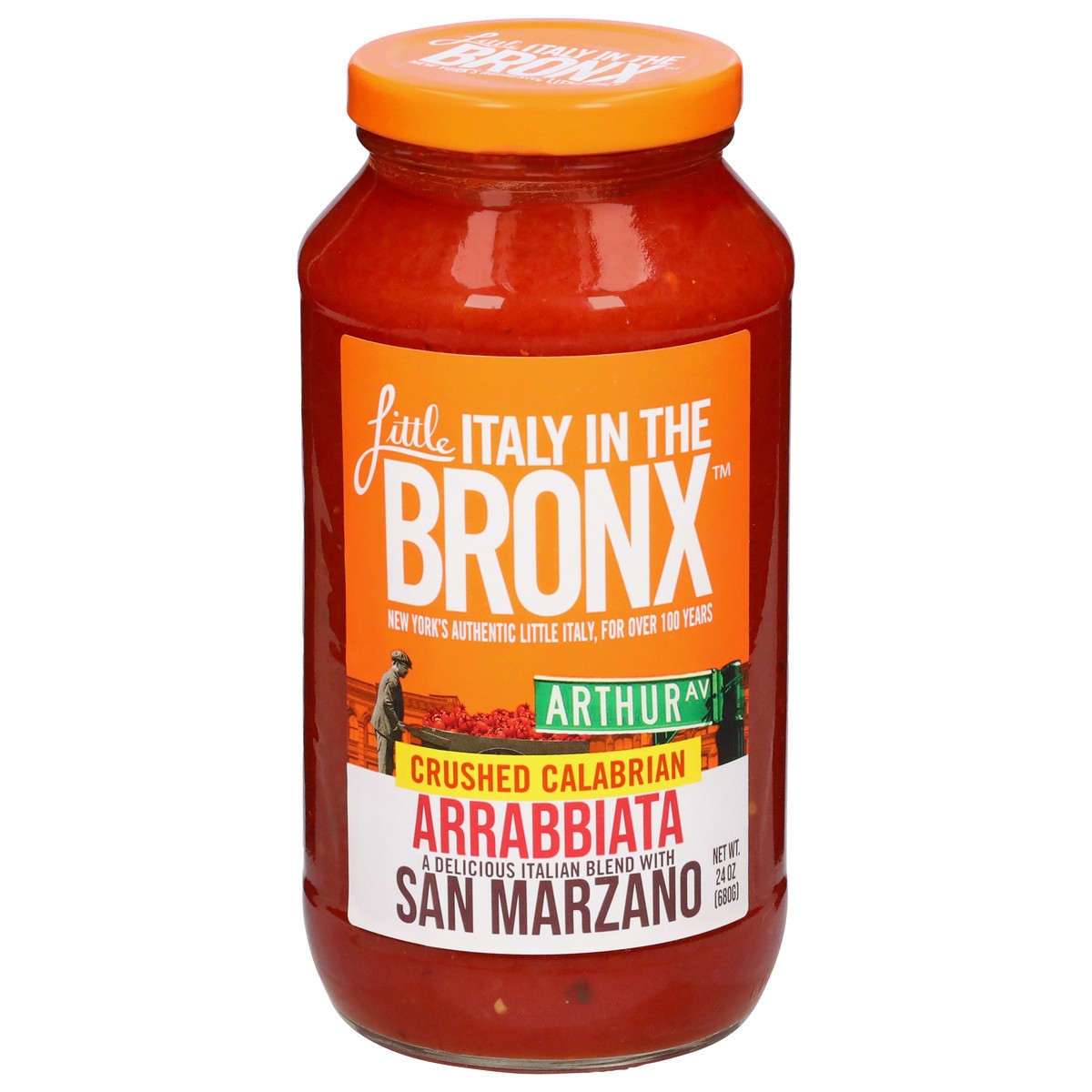 slide 12 of 13, Little Italy in the Bronx Arrabbiata Sauce 24 oz, 24 oz