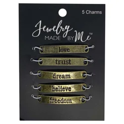 Inspiration Charms in Antique Gold