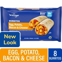 Kroger® Egg Potato Bacon and Cheese Burritos