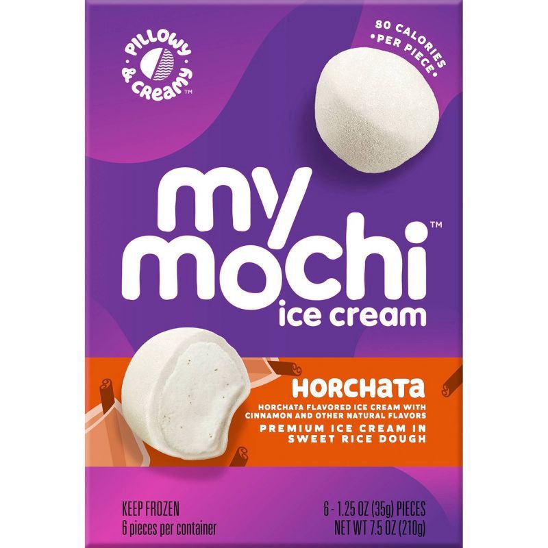 slide 1 of 6, My/Mochi Horchata Ice Cream - 6pk, 6 ct