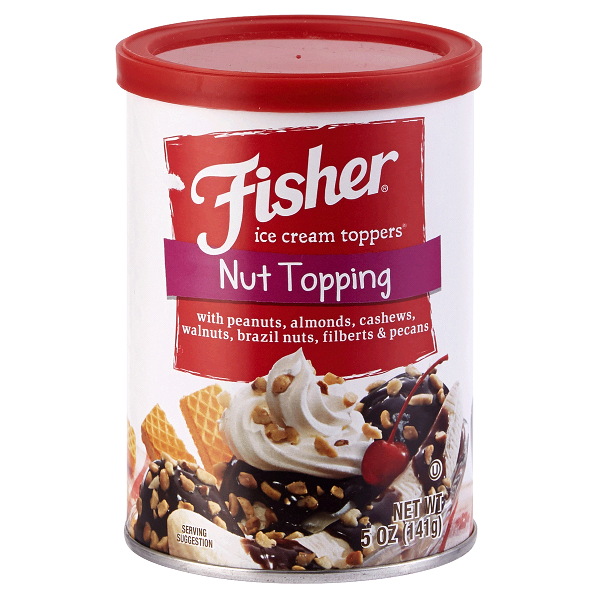 slide 1 of 6, Fisher Nut Topping Ice Cream Toppers, 5 oz