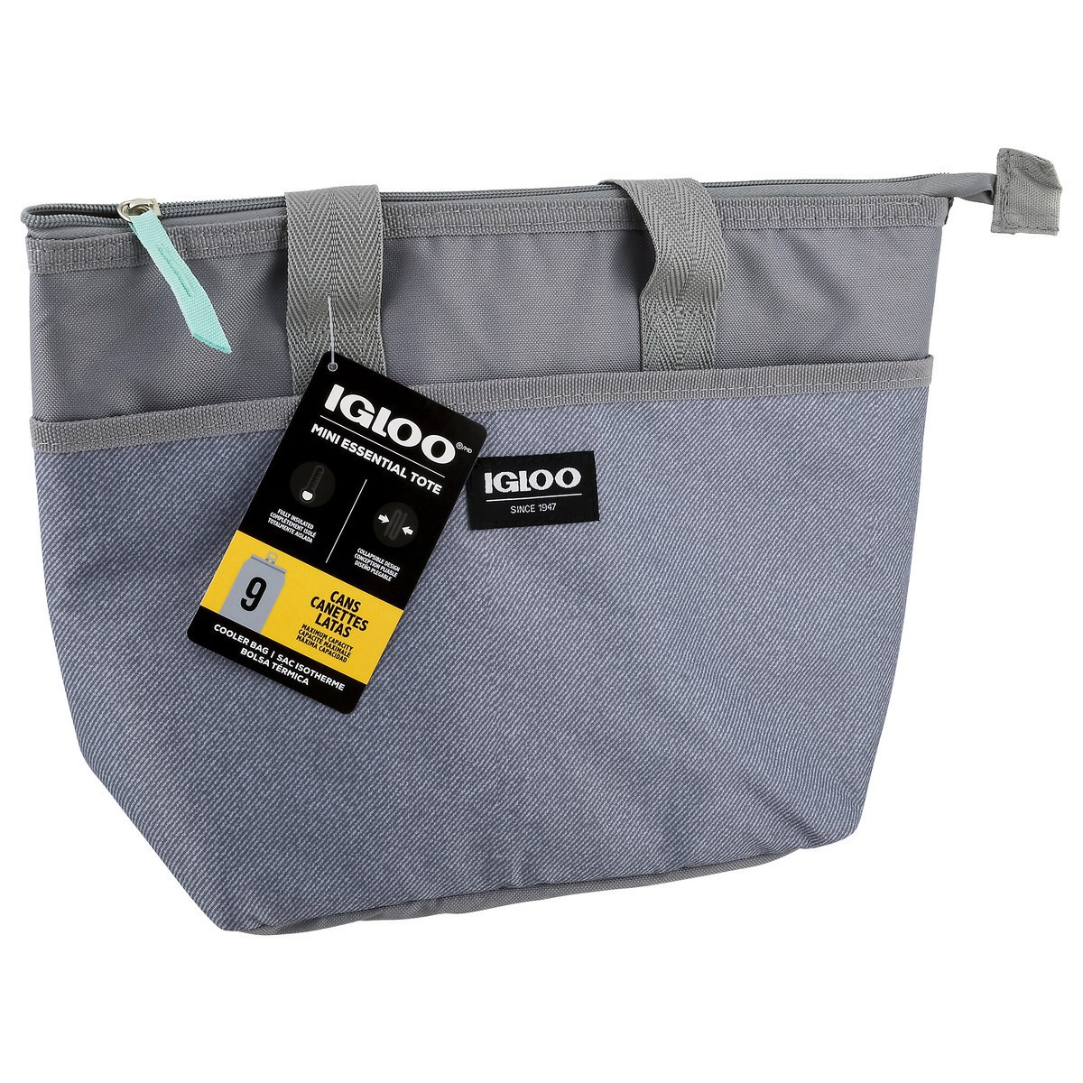 slide 2 of 12, Igloo Twill Texture Essential Tote Cooler Bag Mini 1 ea, 1 ct