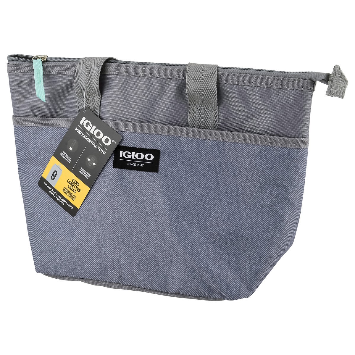 slide 6 of 12, Igloo Twill Texture Essential Tote Cooler Bag Mini 1 ea, 1 ct