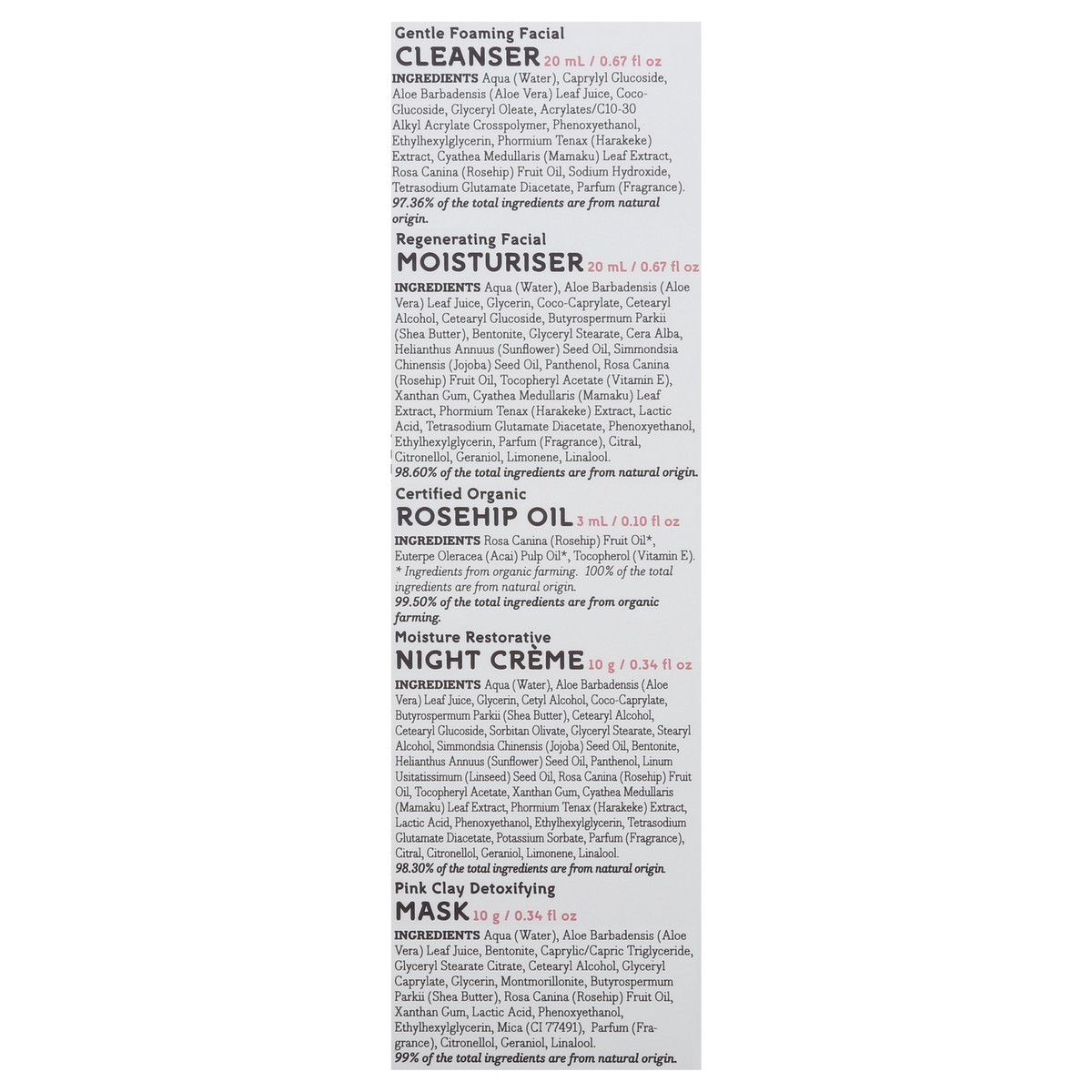 slide 7 of 13, essano Rosehip Natural Skincare Pack 1 ea, 4.23 oz