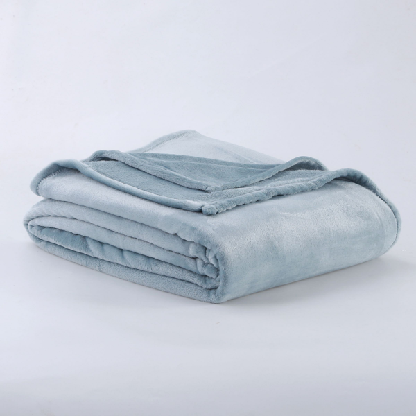 slide 6 of 13, BERKSHIRE BLANKET Berkshire Perfect Touch Blanket Blue Stencil Full Queen, 1 ct