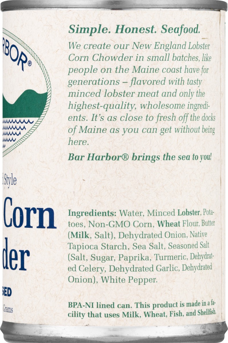 slide 8 of 9, Bar Harbor Lobster Corn Chowder - New England Style, 15 oz