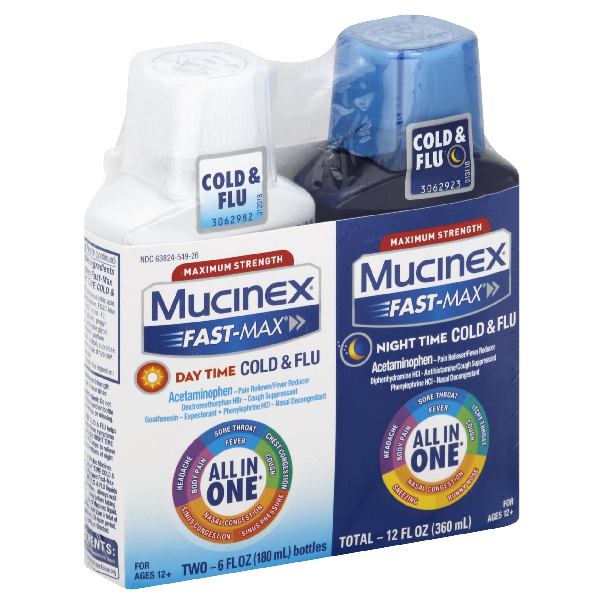 slide 1 of 5, Mucinex Cold & Flu 2 ea, 2 ct; 12 fl oz