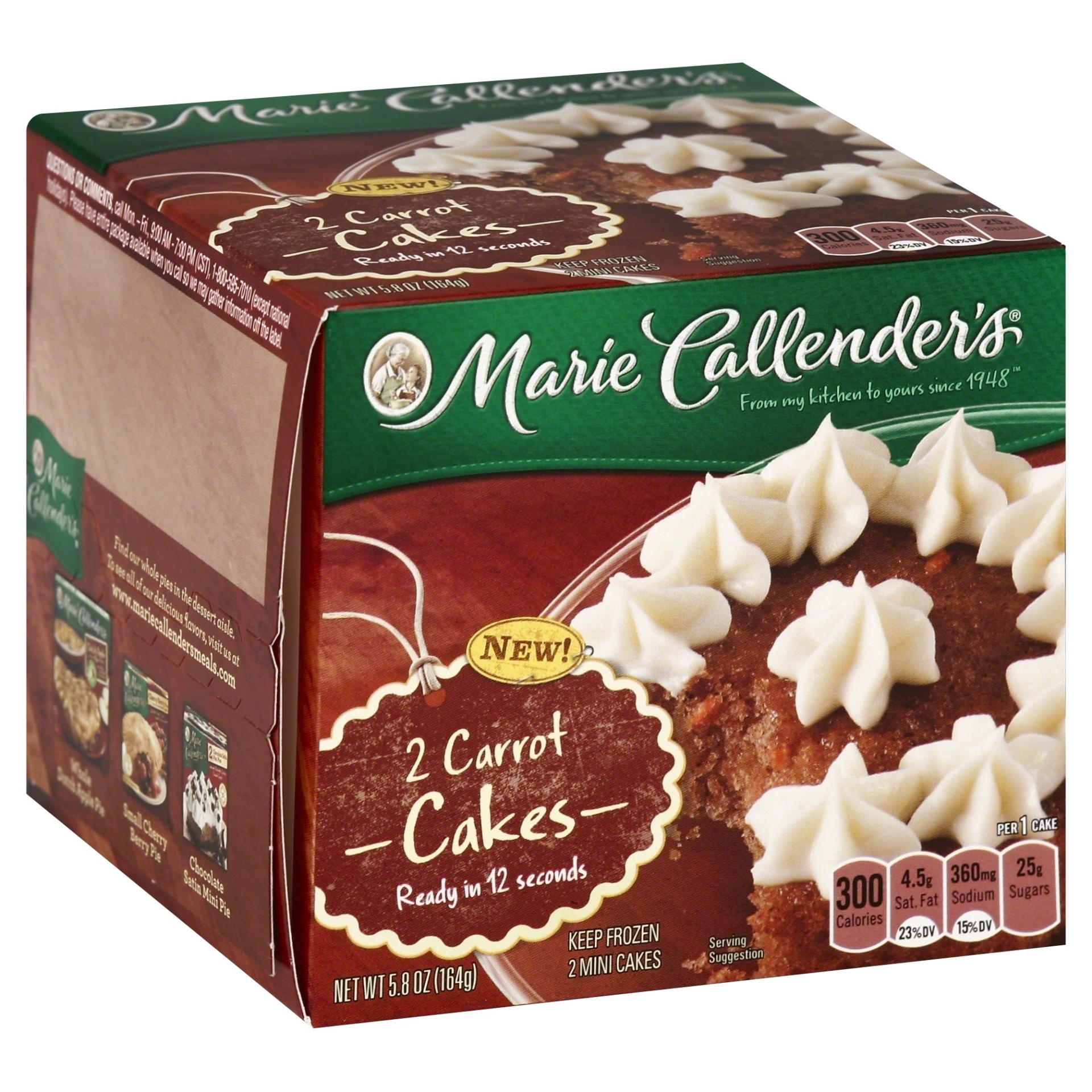 slide 1 of 1, Marie Callender's Mini Cakes 2 ea, 2 ct; 5.8 oz