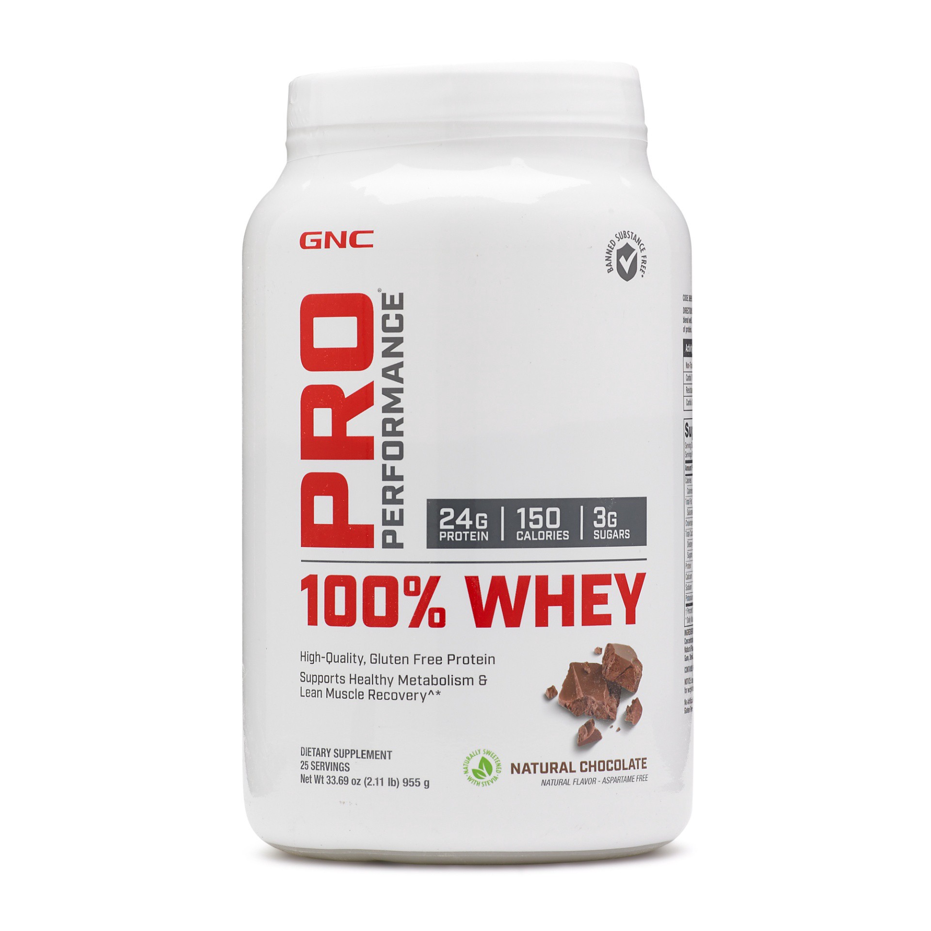 slide 1 of 2, GNC Pro Performance 100% Whey - Natural Chocolate, 1 ct