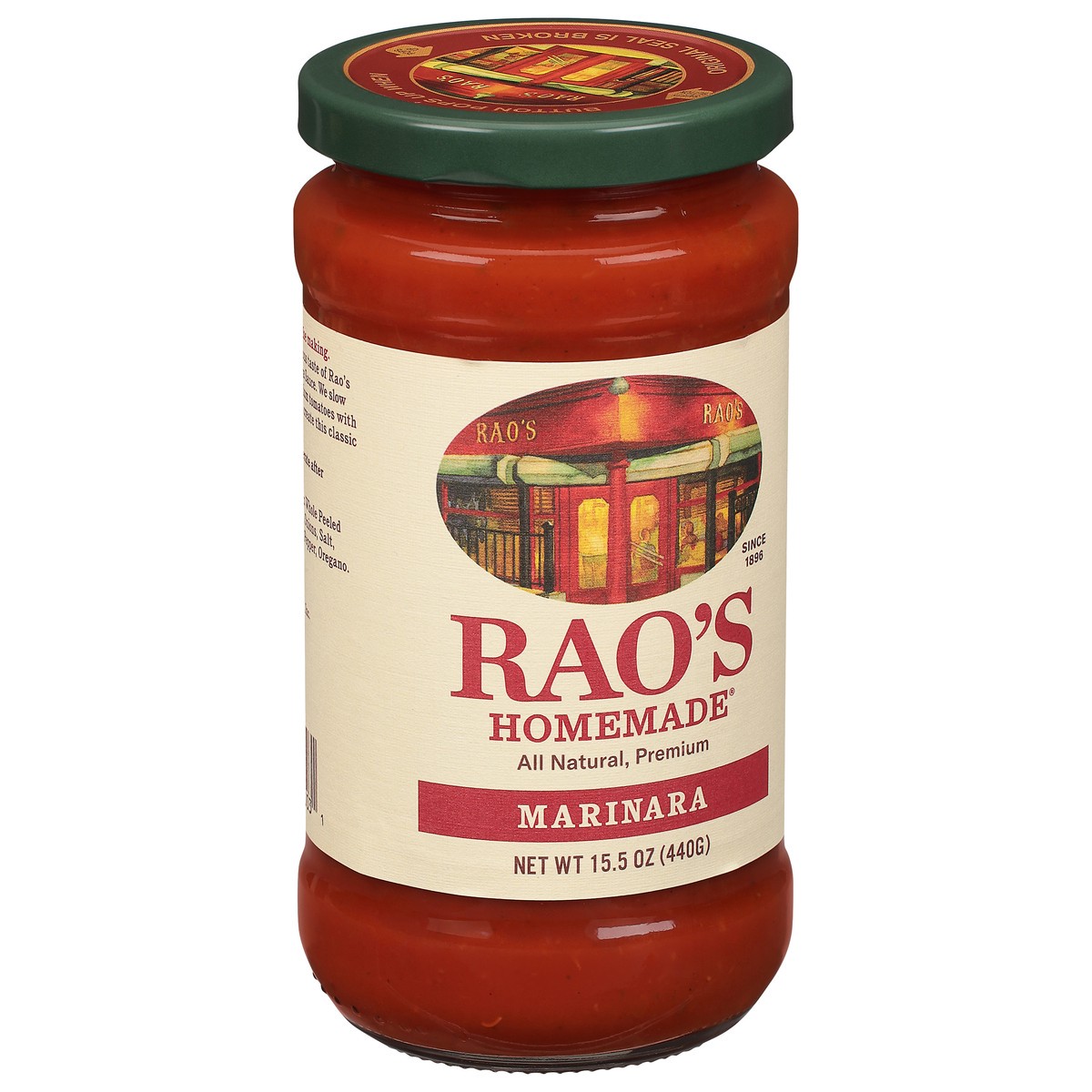 slide 8 of 9, Rao's Homemade Marinara Sauce | 15.5 oz | All Purpose Tomato Sauce | Pasta Sauce | No Sugar Added, Carb Conscious, Keto Friendly | All Natural, Premium Quality | With Italian Tomatoes & Olive Oil, 15.5 oz