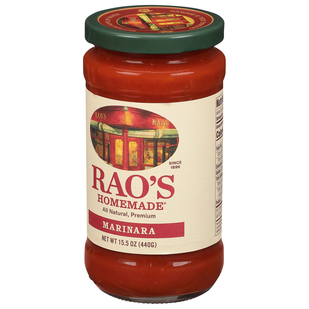 slide 6 of 9, Rao's Homemade Marinara Sauce | 15.5 oz | All Purpose Tomato Sauce | Pasta Sauce | No Sugar Added, Carb Conscious, Keto Friendly | All Natural, Premium Quality | With Italian Tomatoes & Olive Oil, 15.5 oz