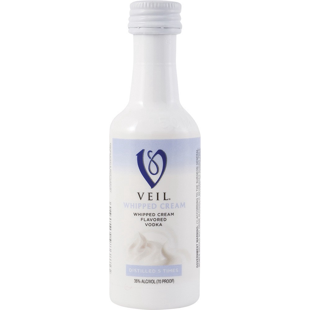 slide 1 of 1, Veil Whipped Cream Vodka, 50 ml
