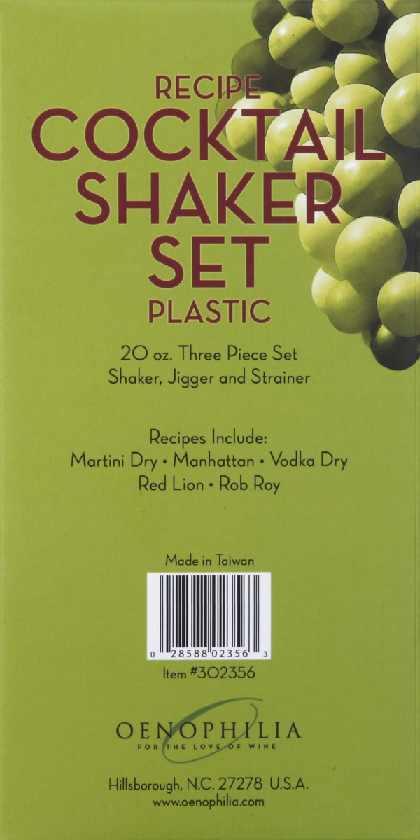 slide 5 of 5, Oenophilia Cocktail Shaker Set 1 ea, 1 ct
