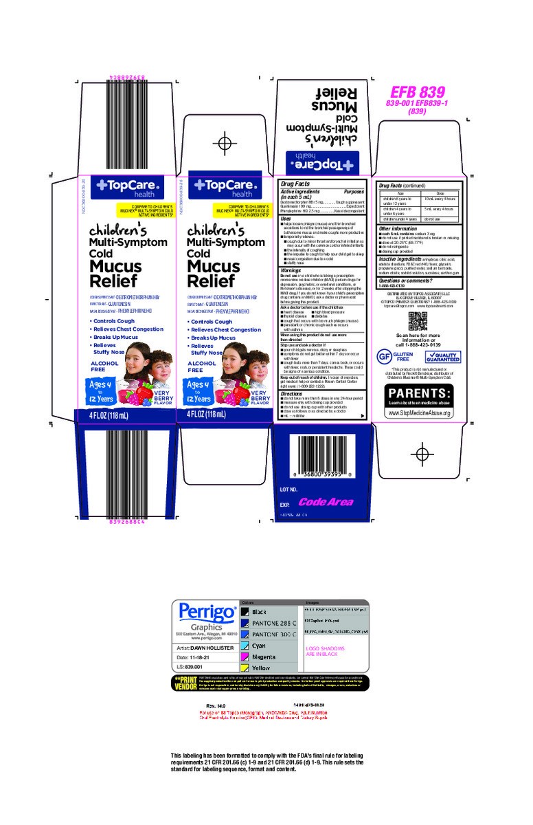 slide 14 of 14, TopCare Health Children's Multi-Symptom Cold Very Berry Flavor Mucus Relief 4 fl oz, 4 fl oz