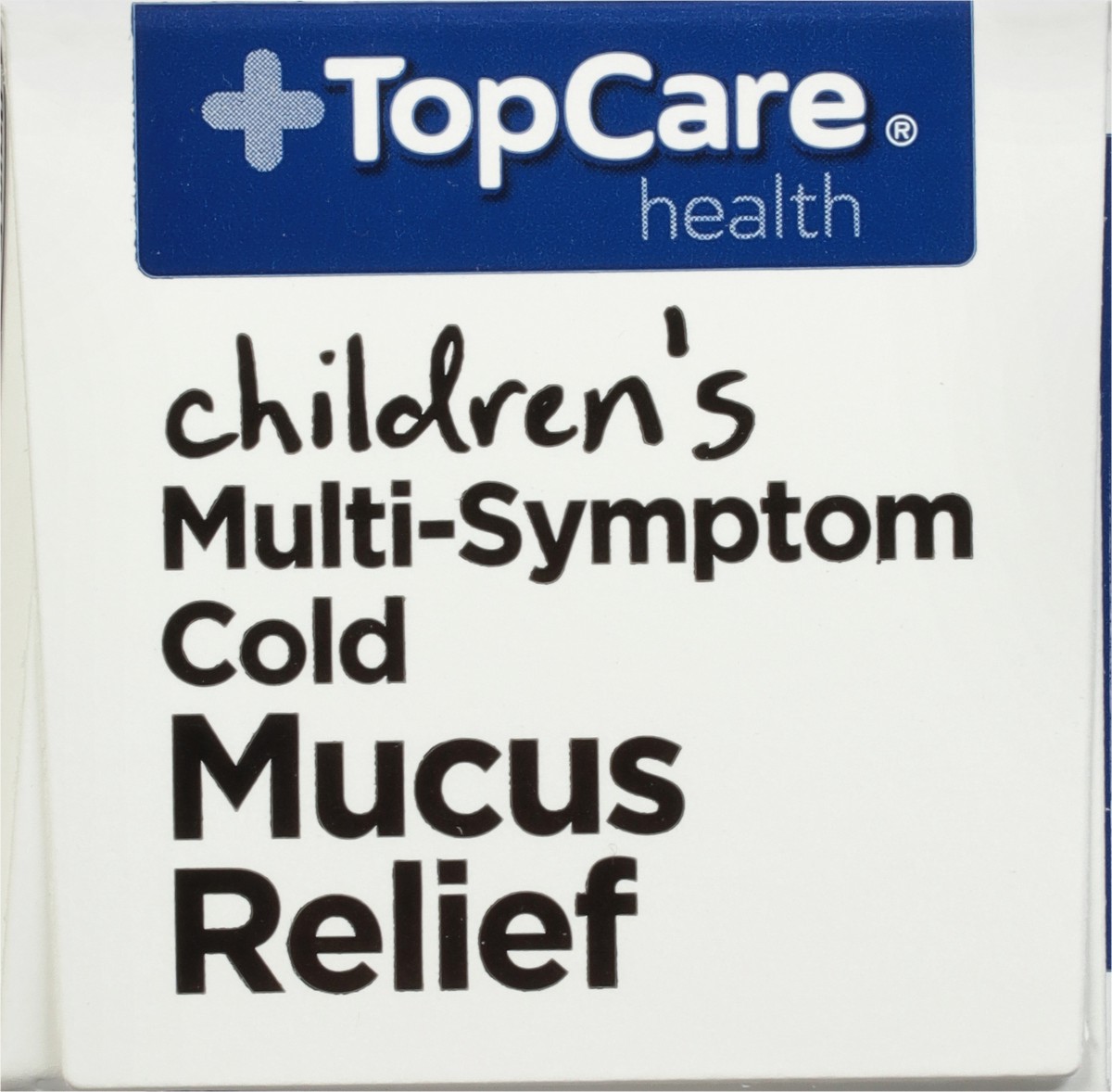 slide 13 of 14, TopCare Health Children's Multi-Symptom Cold Very Berry Flavor Mucus Relief 4 fl oz, 4 fl oz