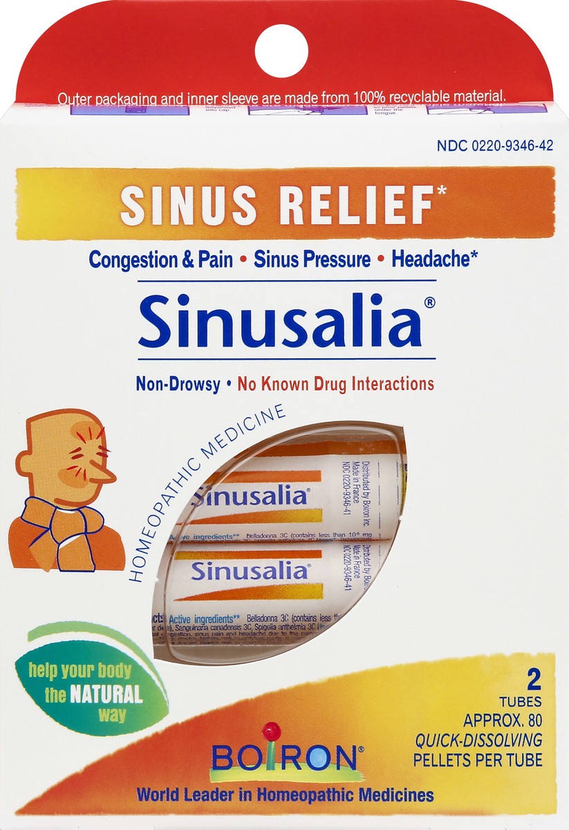 slide 4 of 4, Boiron Sinusalia Pellets, 80 ct