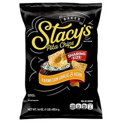 Stacys Pita Chips Parmesan Garlic Herb - 16 OZ