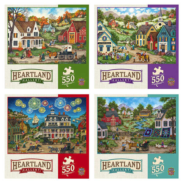 slide 1 of 2, Heartland Puzzle, 550 ct