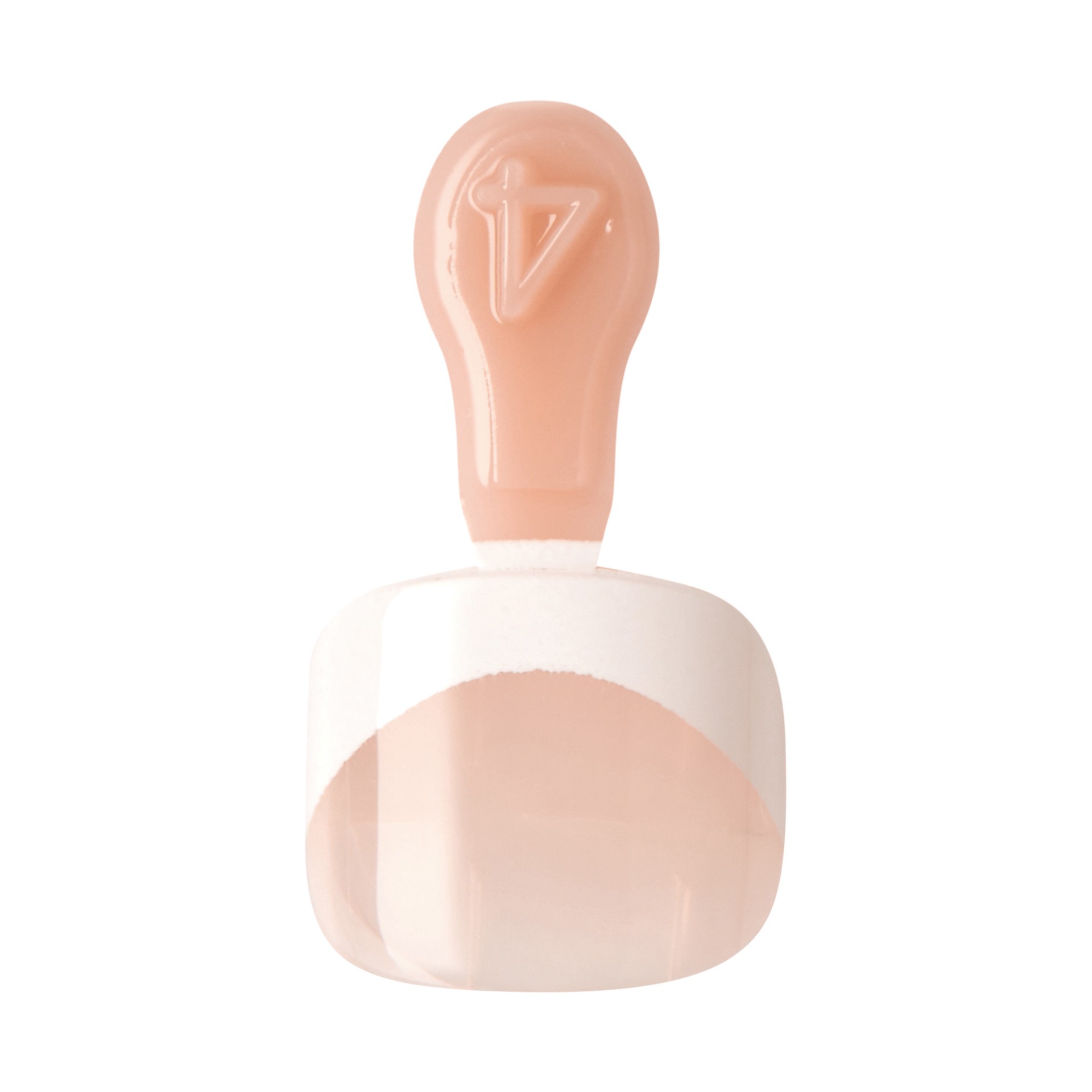 slide 2 of 5, imPRESS KISS imPRESS Press-On Toe Nails Glossy Pattern Black/ White, Short Size, Squoval Shape, 27 ct