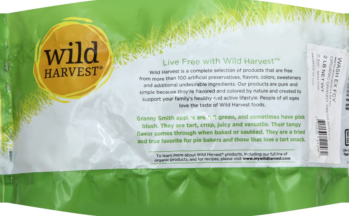slide 5 of 7, Wild Harvest Organic Granny Smith, 2 lb