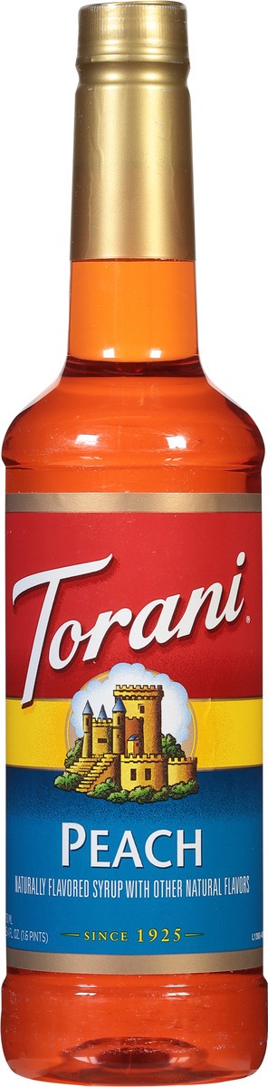 slide 6 of 13, Torani Peach Syrup - 25.4 fl oz, 25.4 fl oz