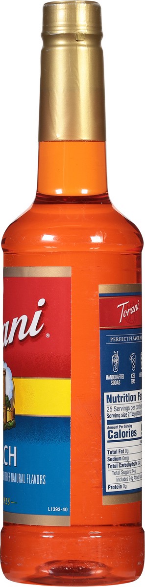 slide 9 of 13, Torani Peach Syrup - 25.4 fl oz, 25.4 fl oz