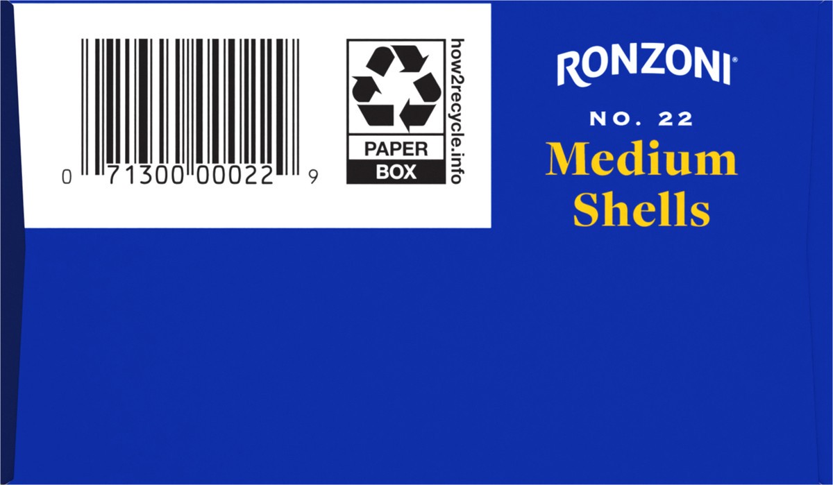 slide 9 of 9, Ronzoni Medium Shells, 1 lb